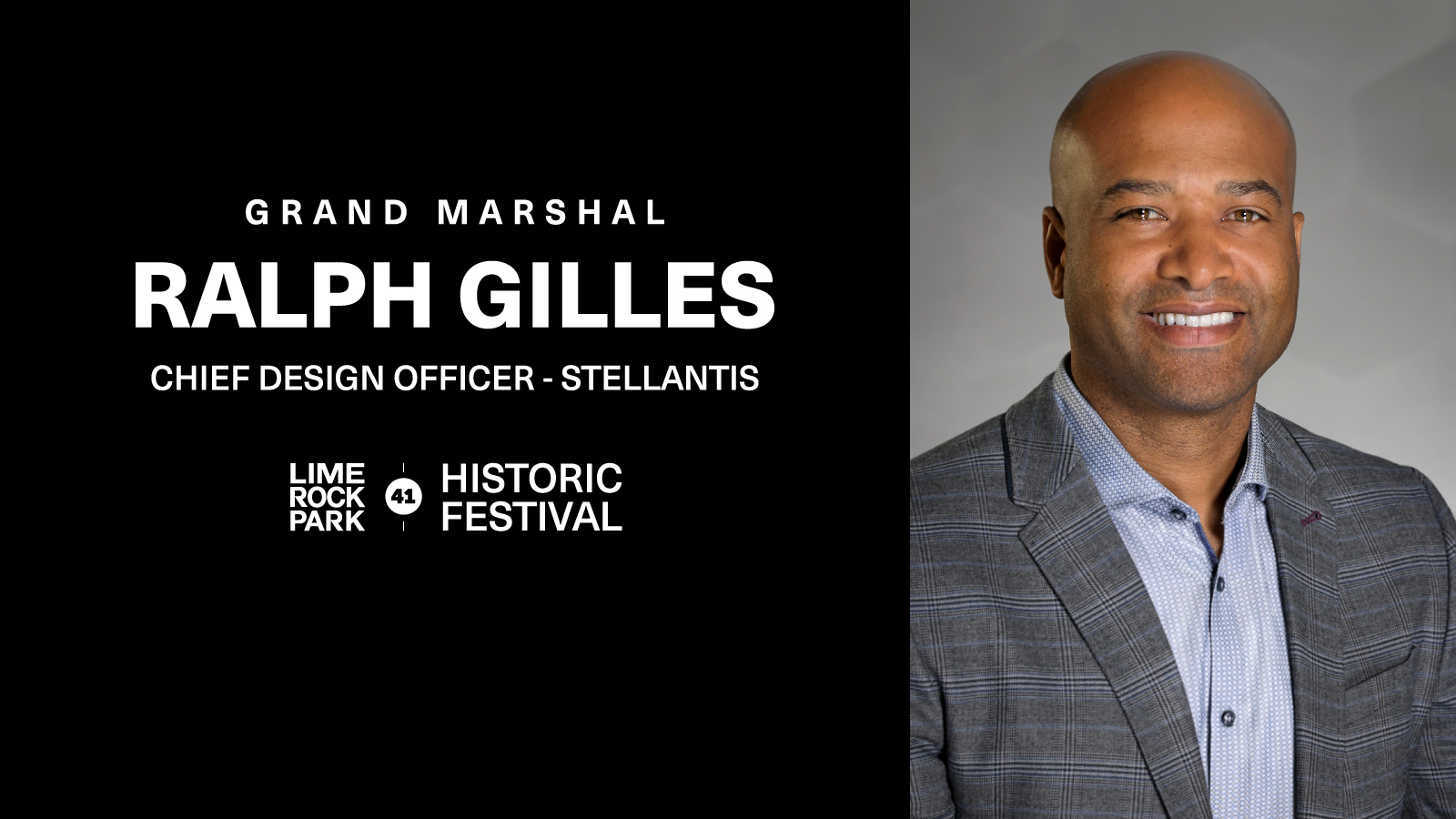 Ralph Gilles to Serve as Grand Marshal at Lime Rock Park’s Historic