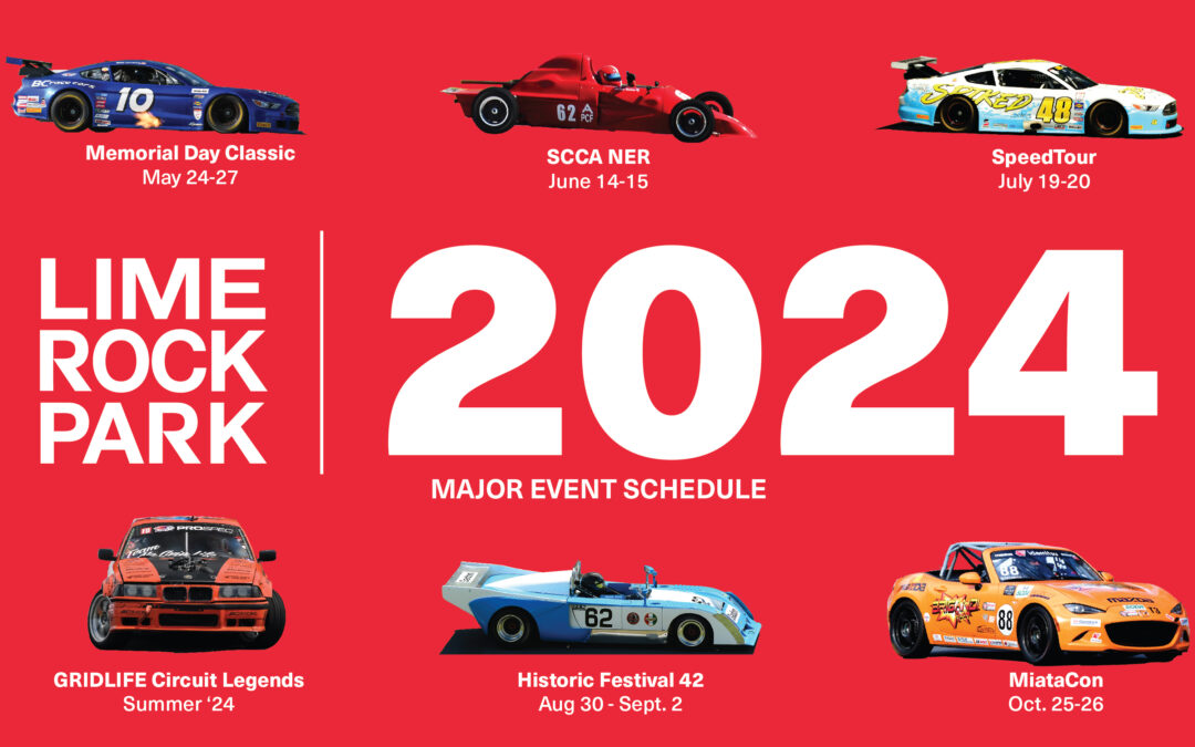 Lime Rock Park Announces 2024 Schedule and New Ticket Platform