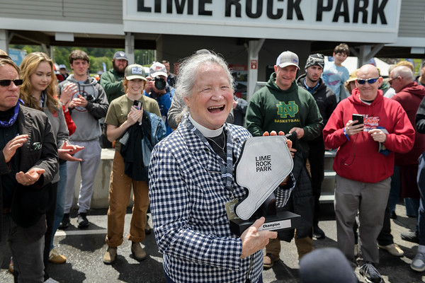 From the Pulpit to Pit Lane, Rev. Heidi Truax Retires After 17 Years of Giving Lime Rock Park’s Pre-race Invocation