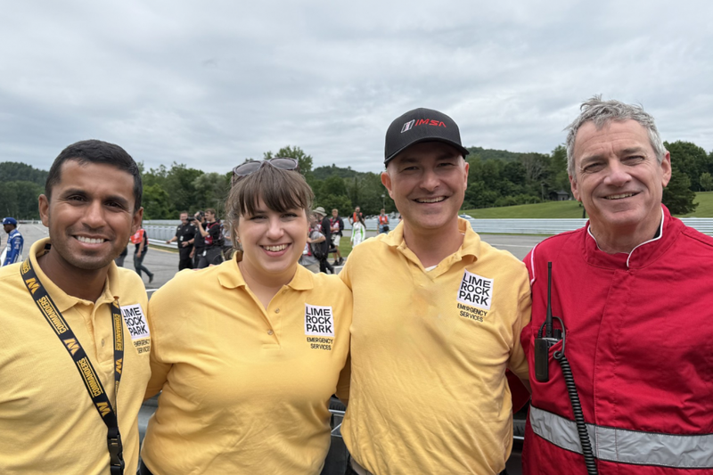 UConn Health Emergency Physicians Bring Expertise to NASCAR Event at Lime Rock Park